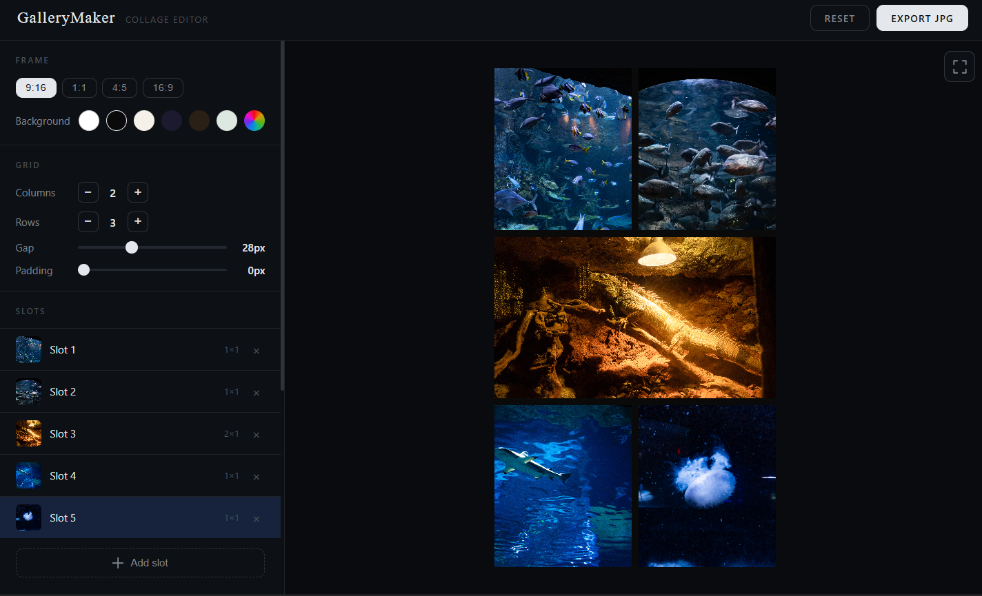 GalleryMaker - Image Layout Tool
