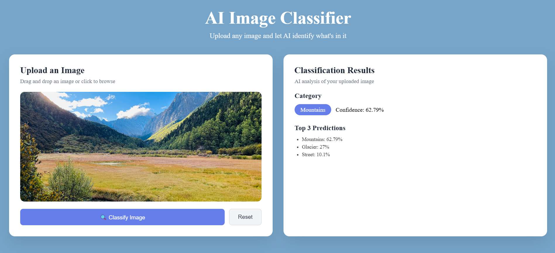 Landscape Classifier